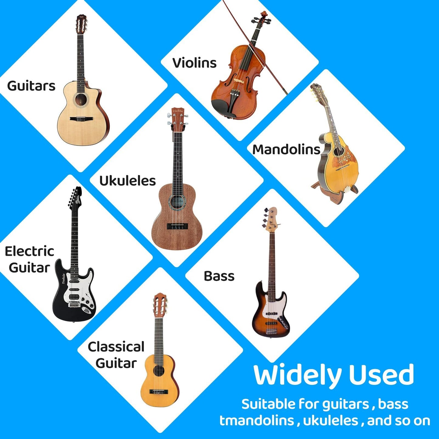 Guitar Stand Portable Guitar Floor Stand with Non-Slip Silicone