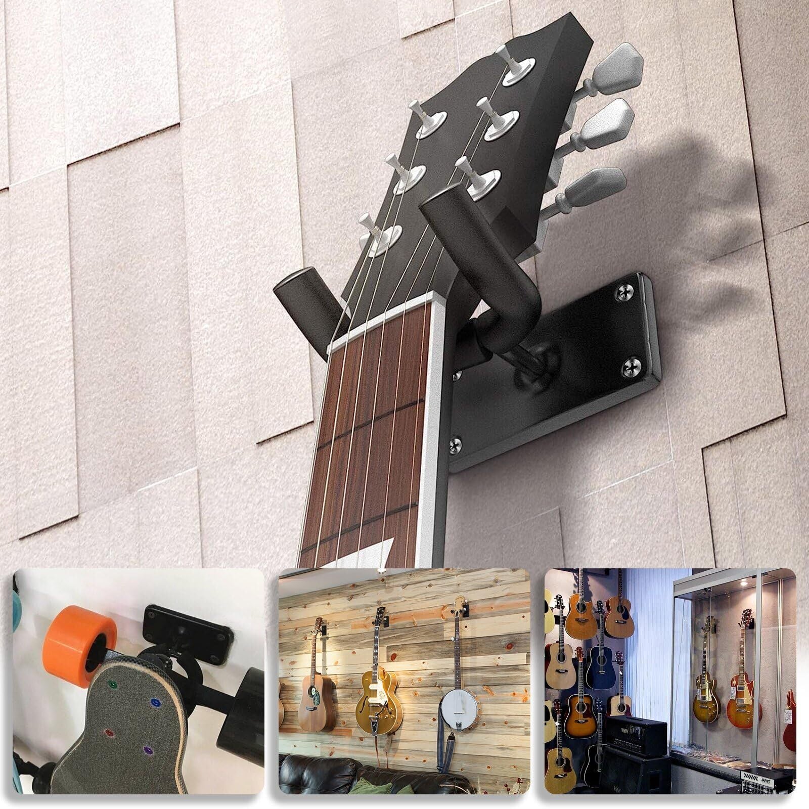 Guitar Stand Portable Guitar Floor Stand with Non-Slip Silicone