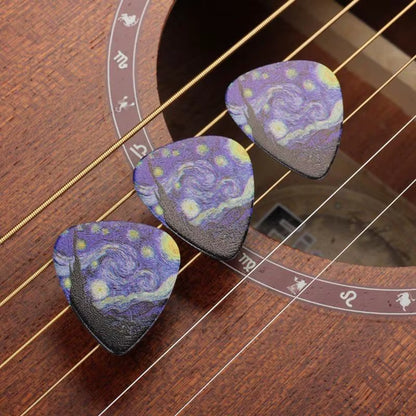 3Pcs Guitar Picks Mediator Thickness 0.46 0.71 0.96 MM Universal Guitar Pick for All Guitar Electric Guitar Bass Ukulele