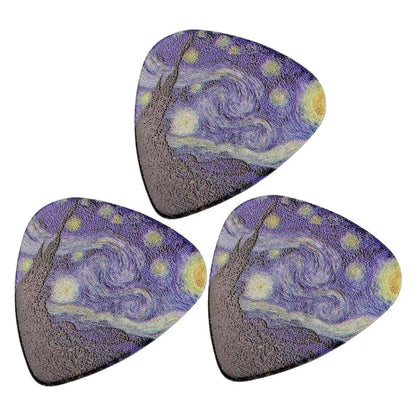 3Pcs Guitar Picks Mediator Thickness 0.46 0.71 0.96 MM Universal Guitar Pick for All Guitar Electric Guitar Bass Ukulele