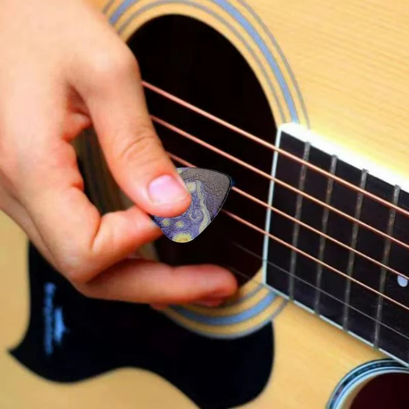 3Pcs Guitar Picks Mediator Thickness 0.46 0.71 0.96 MM Universal Guitar Pick for All Guitar Electric Guitar Bass Ukulele