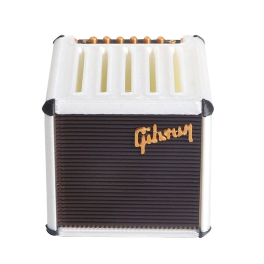 Guitar Pick Holder/3D Printed Large-Capacity Portable Amp Shape Guitar Pick Holder W/5 Slots/For Guitar Accessories